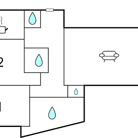 Апартаменты Two-bedroom In *